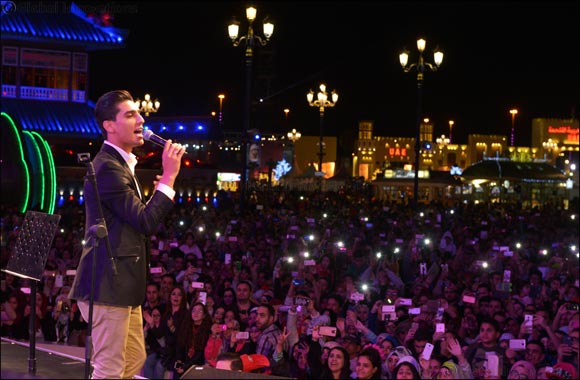 Hugely popular Palestinian pop singing sensation Mohammed Assaf fascinates audiences at Global Village