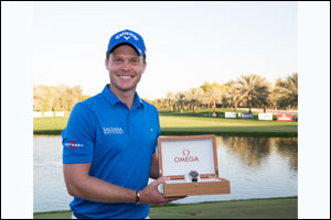 Danny Willett wins the 2016 OMEGA Dubai Desert Classic