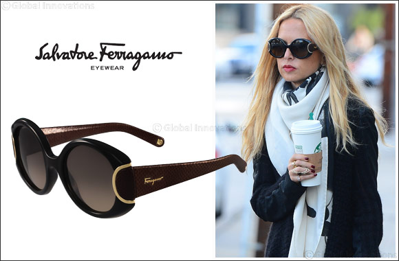 Spotted! Rachel Zoe Wearing Salvatore Ferragamo Signature Sunglasses