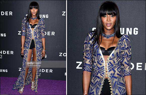 Naomi Campbell Wears La Perla at Zoolander 2 Premiere