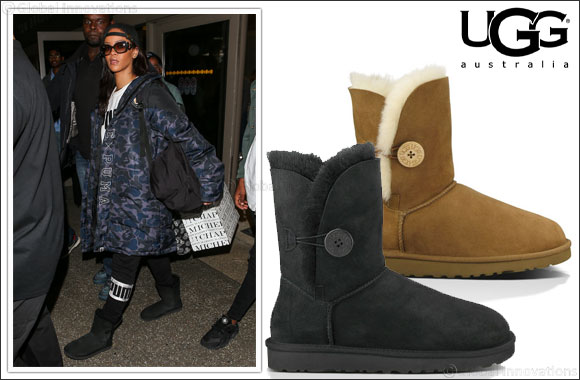 Rihanna Rocks the UGG Bailey Button