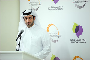Sheikh Sultan bin Ahmed Al Qasimi Launches New Logo of Sharjah Contact Centre