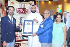 India Gate's 550kg Rice Bag Enters Guinness World Record Books at Gulfood 2016
