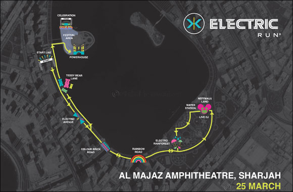 The International Night Running Phenomenon, Electric Run Sharjah, Unveils Location and Unique Course