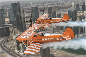 Breitling Wingwalkers soar above Abu Dhabi