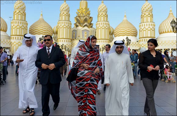 H.E Aicha Tagabo, Acting Minister for Town Planning, Tourism and Traditional Manufacturing Visits Global Village