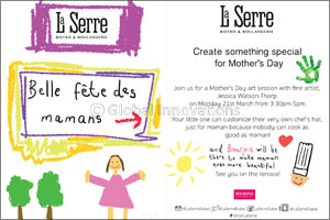 La Serre: Create something special for Mother's Day