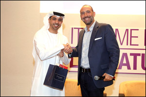 Ahmed Bukhatir, the very first Emirati to win Montegrappa Writing prize at the Emirates Airline Festival of Literature