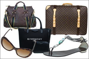 Travel the world in style in a selection of vibrant, on-trend, (and rare), accessories from TheLuxuryCloset.com