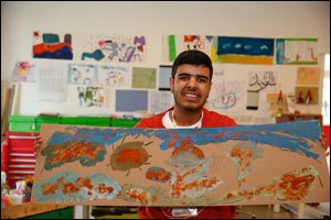 “Al Jalila Cultural Centre for Children” concludes with innovate paintings made from coffee and spices