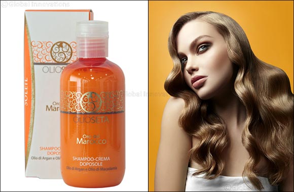 Keep hair summer-ready with Barex Italiana's Marocco Soleil after-sun cream shampoo