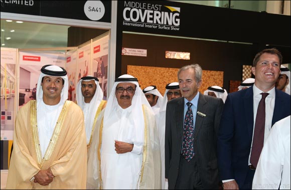 H.H. Sheikh Hamdan bin Rashid Al Maktoum opens Middle East Stone and Middle East Covering