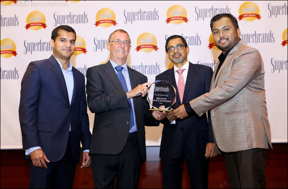 Malabar Gold & Diamonds wins the prestigious �Superbrand of the Year� title awarded by Superbrands Council