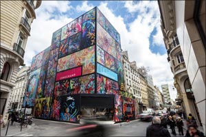 Longchamp Decorates its Parisian Townhouse with Ryan McGinness!