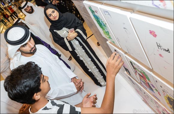 His Highness Sheikh Mansoor bin Mohammed bin Rashid Al Maktoum inaugurated �Selah Art Program' exhibition for orphaned children