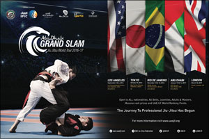 UAE Jiu-Jitsu Federation Announces Abu Dhabi Grand Slam World Tour 2016-17