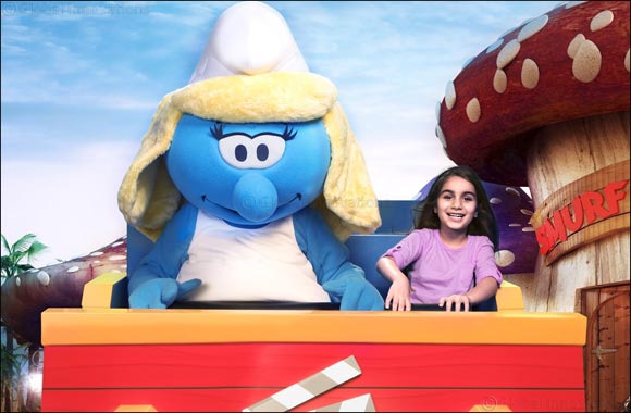 Roll out the blue carpet, the loveable Smurfs have arrived for MOTIONGATE� Dubai!