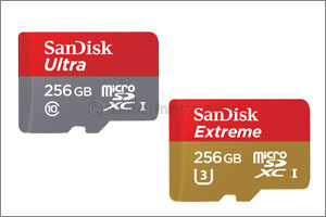 Western Digital Launches World's Fastest 256GB microSD Card, Broadens SanDisk Memory Card Portfolio With New High-Capacity Solutions