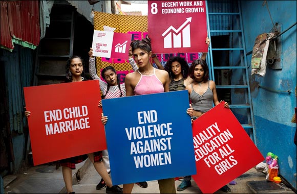 Jacqueline Fernandez Becomes Spice Girl In #WhatIReallyReallyWant Film For Global Goals Campaign For Women & Girls | Supported By Victoria Beckham