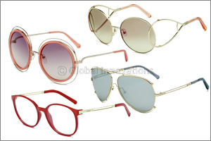 Chloé eyewear collection - Vintage shapes, retro styles, with '70s appeal.