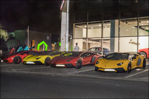 Lamborghinis past and present gather at Lamborghini Kuwait