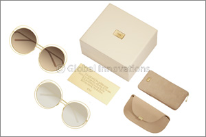 Chloé introduces the Iconic Carlina Sunglasses in an 18k Gold Limited Edition
