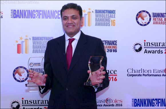 ADCB wins three accolades for Retail and Commercial Banking by the Asian Banking and Finance Awards 2016
