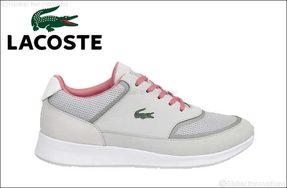 Lacoste: Feminine and state-of-the-art flair comes with these technical mesh sneakers