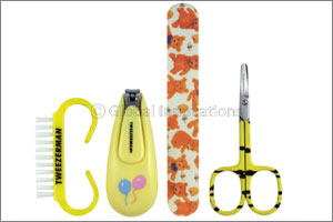 Tweezerman's mini Manicure Kit for kids, makes going back to school easy