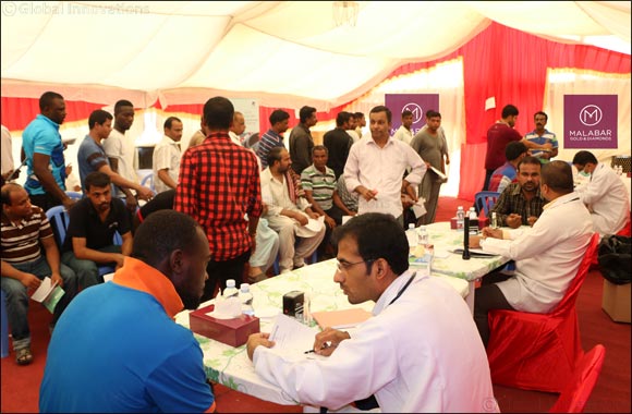 Malabar Gold & Diamonds conducts free health check-up and provides free medicines to the needy in Association with Ministry of Health& Prevention - Fujairah & Sharjah