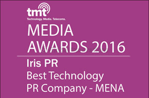 Dubai based Iris PR wins TMT Media award