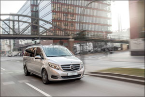Mercedes-Benz launches V-class: a new concept in luxury passenger travel