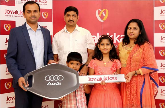 Joyalukkas presented Audi to �Joyalukkas Summer Winnings' promotion winner.