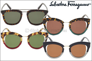 Salvatore Ferragamo eyewear - A sophisticated aesthetic with modern style.