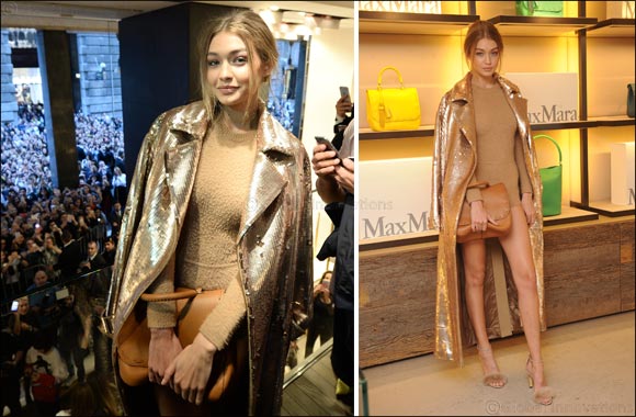 Gigi Hadid hosts Exclusive Max Mara BoBag Event during Milan Fashion Week