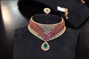 Vibrant  gem stones and jewelleries at MidEast Watch and Jewellery Show
