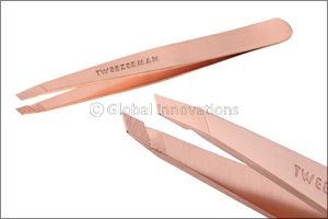 Tweezerman's Rose Gold Slant Tweezer: A Beloved Classic