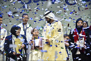 His Highness Sheikh Mohammed Bin Rashid Al Maktoum Crowns Winners of the 2016 Arab Reading Challenge