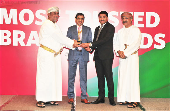 Malabar Gold & Diamonds wins �Oman's Most Trusted Brands Award in Jewellery Category