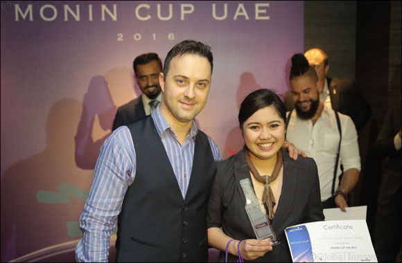 Maria Essay Janina Sinay's innovative beverage bags the top prize at the UAE edition of Monin Cup 2016