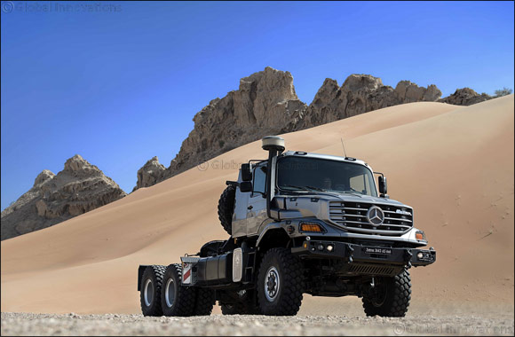 Emirates Motor Company (EMC) and Mercedes-Benz to show the Zetros 3643 AS Tractor-head at ADIPEC 2016
