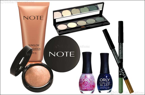 Shimmer and gold makeup from Lifestyle