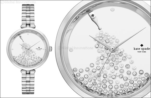 Kate Spade New York unveils party-worthy watches for holiday 2016 inspired by the magic of the holiday celebrations and new year's resolutions