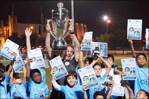 Melbourne City FC's First Ever Trophy Arrives in Abu Dhabi