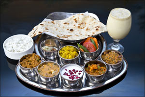 Recharge and refuel your body at Lunchtime with a wholesome Thali from Govinda's