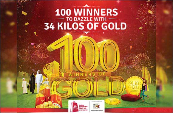 100 Winners to dazzle with 34 Kilos of Gold' this DSF along with Malabar Gold & Diamonds