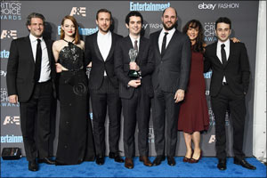 "La La Land" Director Damien Chazelle chooses Jaeger-LeCoultre at the Critics' Choice Awards
