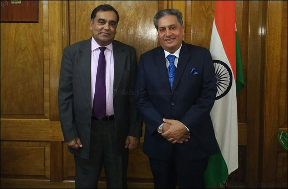 Kamal Vachani, Group Director of Al Maya Group meets H.E. Mr Yash Sinha in London