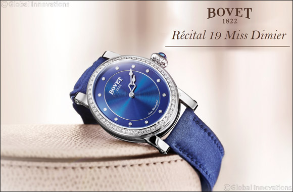 BOVET - New ladies timepiece launched at Bovet Salon in Geneva - R�cital 19 Miss Dimier