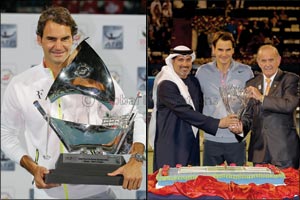 Australian Open Champion Federer Heads Winning Field at Dubai Duty Free Tennis Championships
